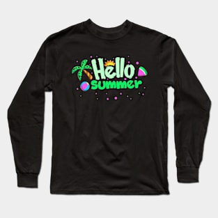 hello summer Long Sleeve T-Shirt